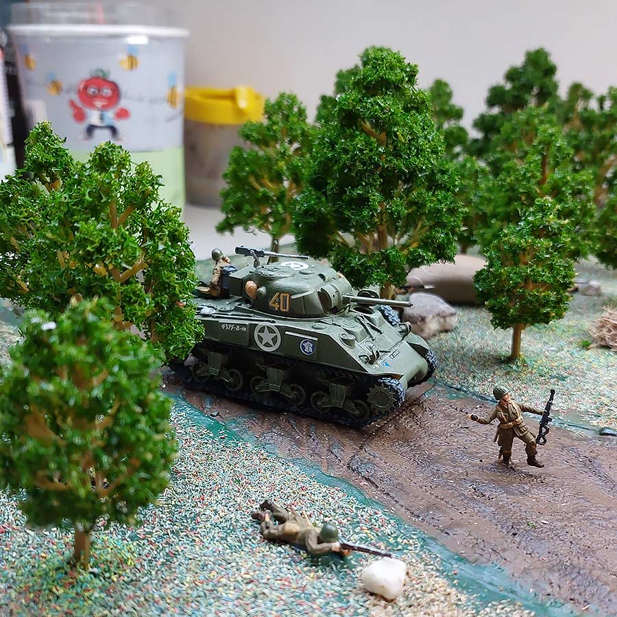 Détail des éléments mis en place